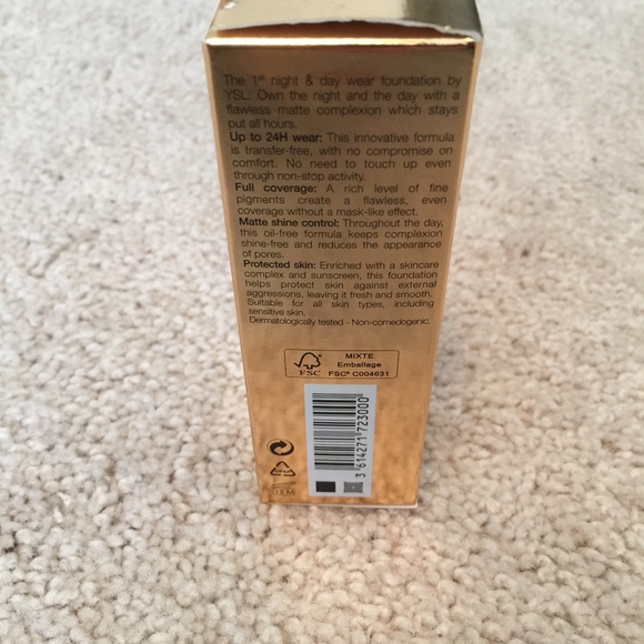 NIB YSL Yves Saint Laurent All Hours Foundation - Picture 3 of 4
